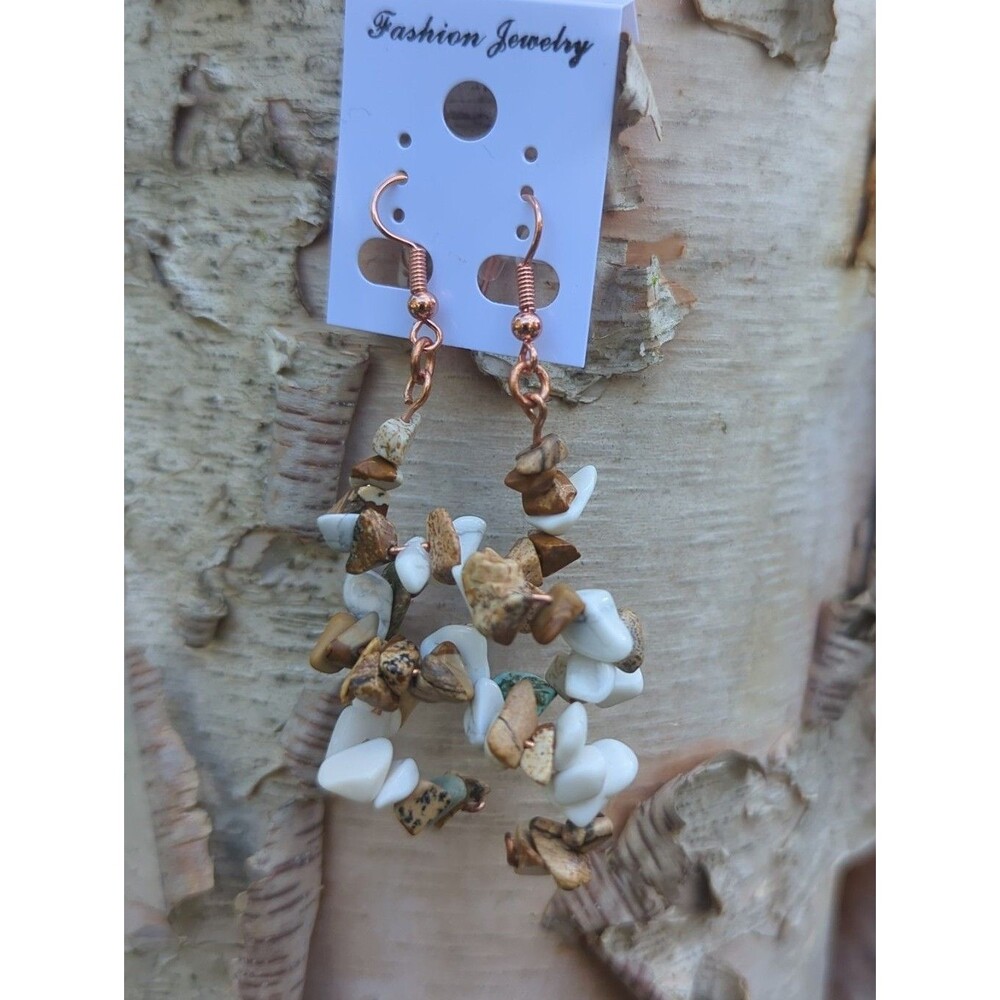 Chipped Bead Earrings